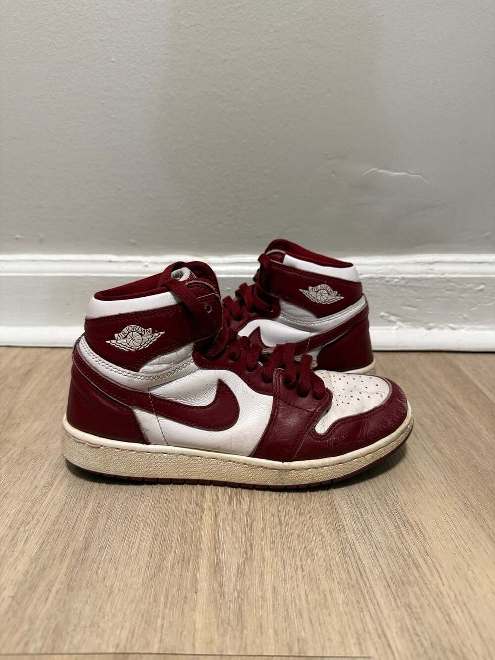 Air Jordan 1 Retro High OG GS Artisanal Team Red White